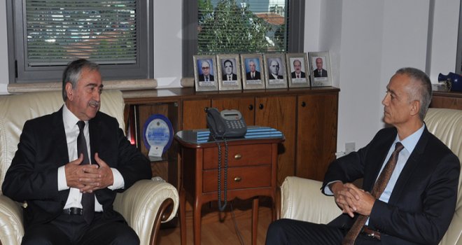 Cumhurbaşkanı Akıncı Sayıştay Başkanı Korahan’ı ziyaret etti