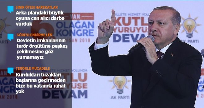 Cumhurbaşkanı Erdoğan: Arka plandaki büyük oyuna darbe vurduk.