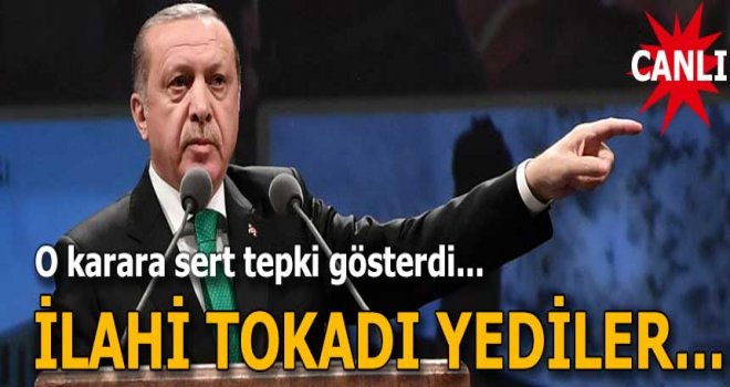 Cumhurbaşkanı Erdoğan: İlahi tokadı yediler
