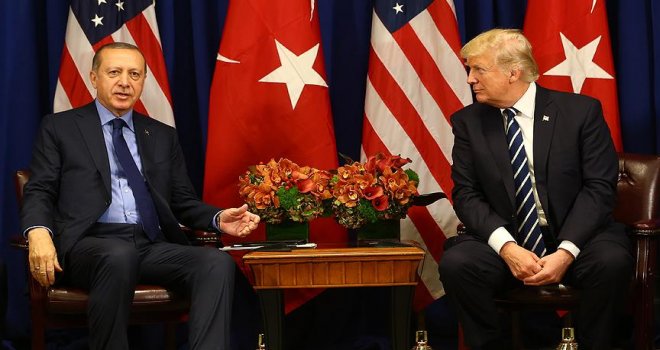 Cumhurbaşkanı Erdoğan ile ABD Başkanı Trump Suriye'yi görüştü.