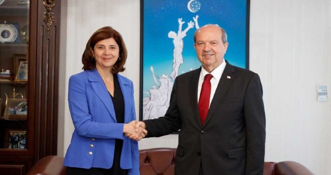 Cumhurbaşkanı Tatar, Holguin ile görüşme sonrası açıklama yaptı
