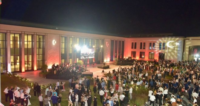 Cumhurbaşkanlığında Barış ve Özgürlük Bayramı resepsiyonu