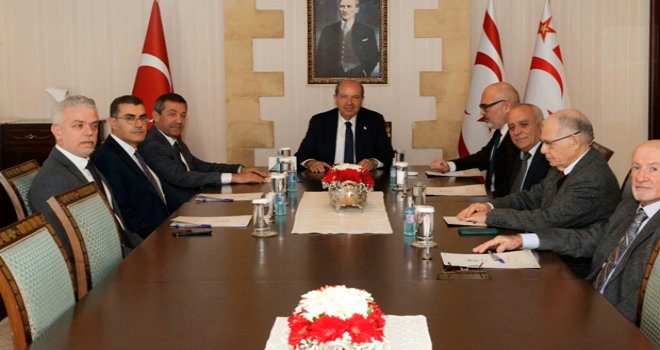 Cumhurbaşkanlığında değerlendirme toplantısı