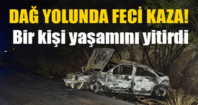 Dağ yolunda ölümlü kaza