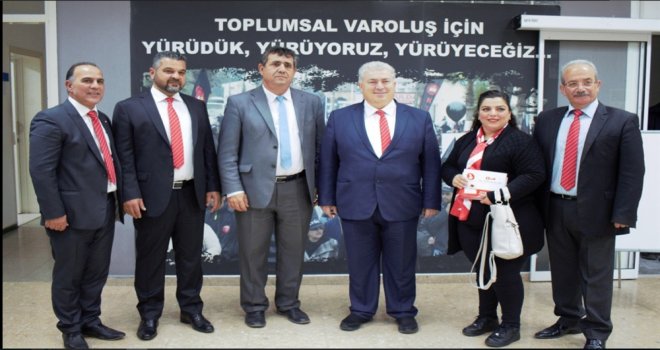 DEĞİŞİM VE KURTULUŞ İTTİFAKI KTÖS’Ü ZİYARET ETTİ