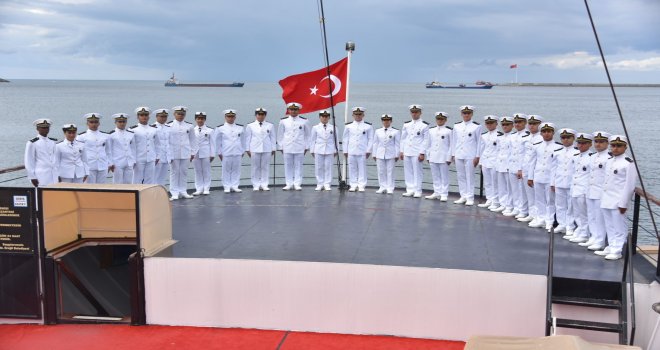 Deniz Astsubay adayları Mağusa'ya geliyor