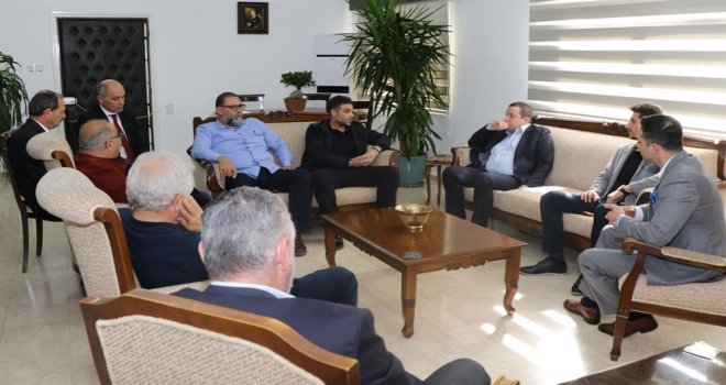 DENKTAŞ, KKTC KİRALIK ARABA İŞLETMECİLERİ BİRLİĞİ HEYETİ İLE BİRARAYA GELDİ