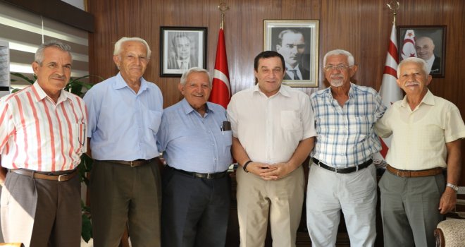 DENKTAŞ, KUZEY KIBRIS NARENCİYE ÜRETİCİLER BİRLİĞİ YÖNETİM KURULU ÜYELERİYLE GÖRÜŞTÜ