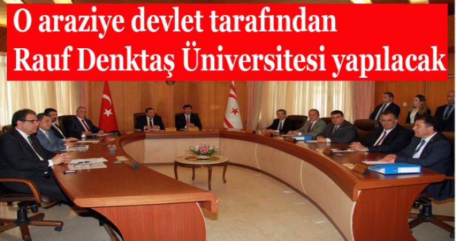 Denktaş'a verilen arazi geri alındı