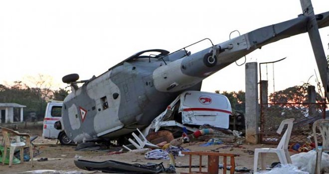 Deprem değil helikopter can aldı