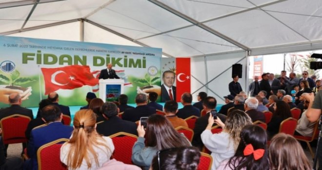 Depremlerde hayatını kaybeden 49 KKTC vatandaşı anısına Ankara’da fidan dikildi