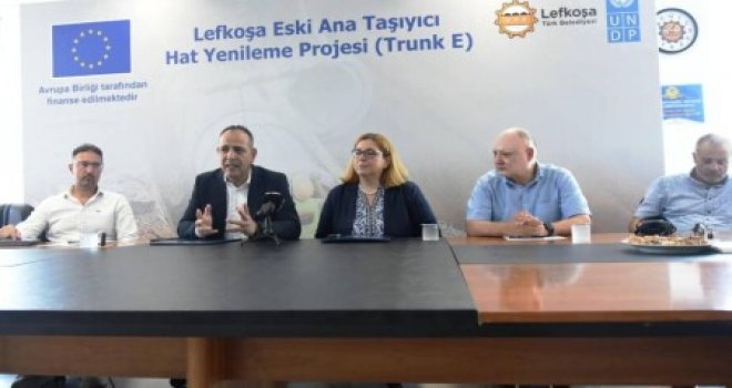 Dereboyu Caddesi kanalizasyon hattı için 1 milyon Euro’luk anlaşma