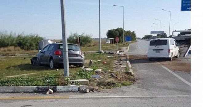 Dikkatsiz sürücü canından oluyordu