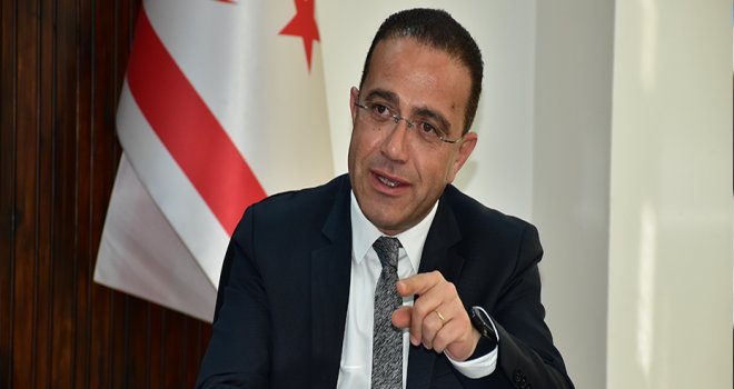 Dipkarpaz Belediyesi Bakan Şahali’yi ziyaret etti