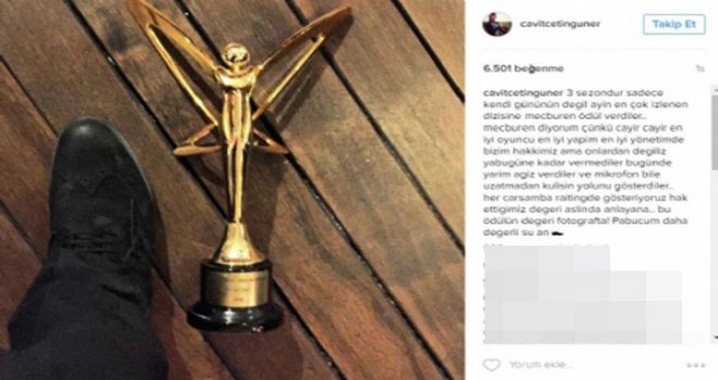 Diriliş Ertuğrul'un yapımcısından Altın Kelebek ödülü için flaş karar!