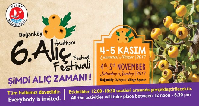 Doğanköy Alıç Festivali 4-5 Kasım’da