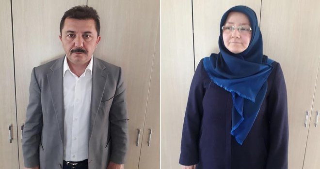 Dolandırıcı firari çift Ankara'da yakalandı.