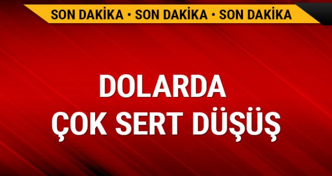 Dolar'da düşüş sürüyor