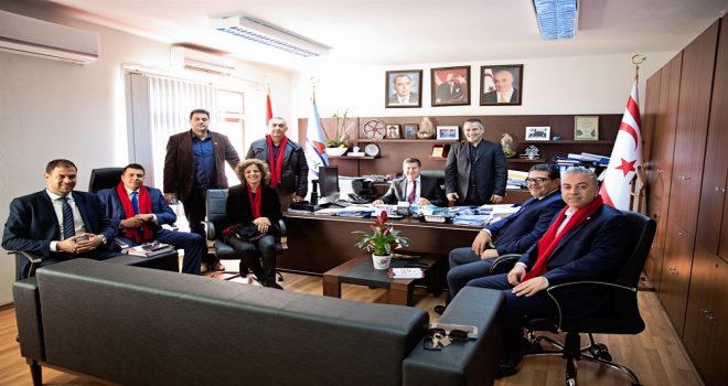 DP ADAYLARI KIB-TEK'İ ZİYARET ETTİ