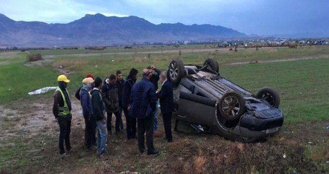 DP milltvekili adayı Tuncay Seymen trafik kazası geçirdi