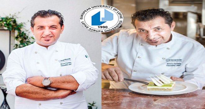 Dünya ikincisi ünlü şef Mehmet Yalçınkaya LAÜ’de uygulamalar yapacak...