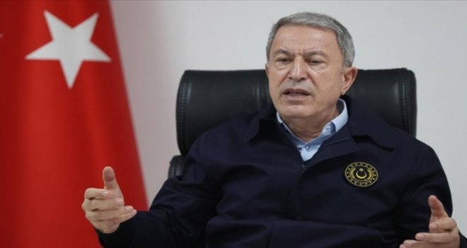 Ege'de ve Doğu Akdeniz'de hem kendimizin hem de Kıbrıslı kardeşlerimizin menfaatlerini korumakta kararlıyız ve buna muktediriz