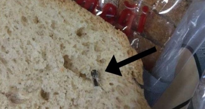 Ekmekte yabancı madde tespit edildi