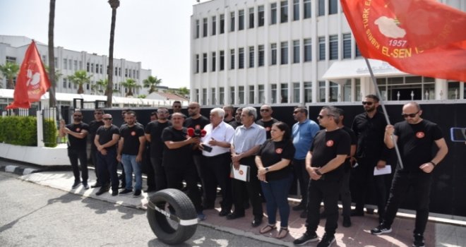 EL-SEN Başbakanlık önünde basın açıklaması yaptı