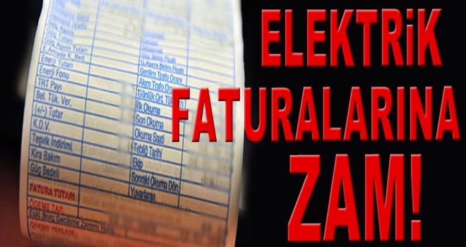 ELEKTRİK FATURALARINDAKİ DALGALANMANIN SEBEBİNİ AÇIKLADI