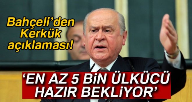 En az 5 bin gönüllü ülkücü hazır bekliyor