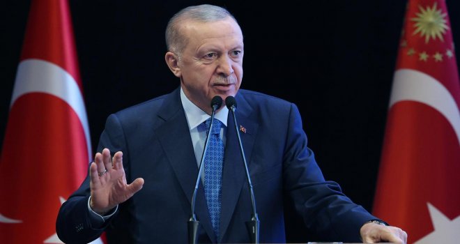 Erdoğan: Mavi Vatan'ımıza sahip çıkma noktasında en küçük bir geri adım atmayacağız