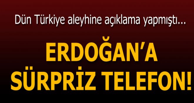 Erdoğan'a Merkel'den sürpriz telefon...