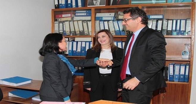 ERHÜRMAN, BAŞBAKANLIK ÇALIŞANLARIYLA TANIŞTI
