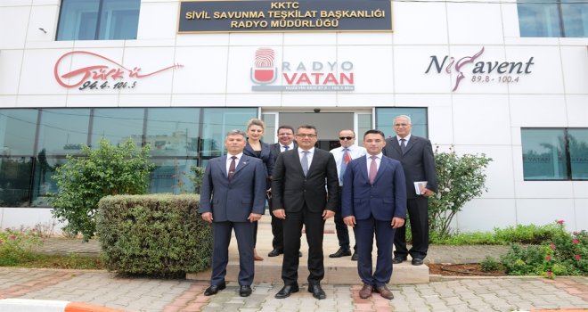 ERHÜRMAN, SİVİL SAVUNMA TEŞKİLATI BAŞKANLIĞI’NI ZİYARET ETTİ