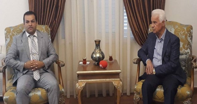 Eroğlu, Hak-Sen heyetini kabul etti