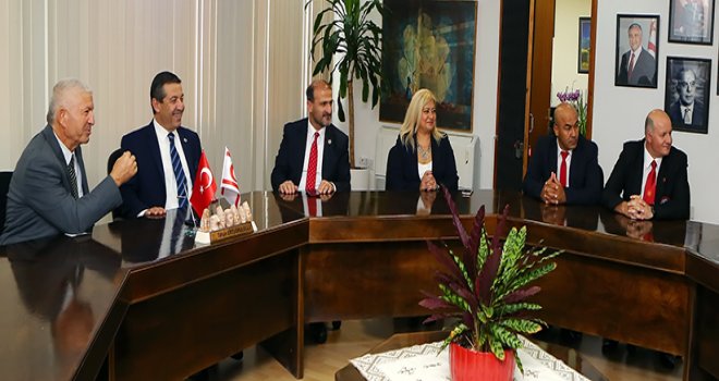 ERTUĞRULOĞLU' KKTC’DE BULUNAN FEDERASYONLARIN BAŞKAN VE YETKİLİLERİNİ KABUL ETTİ