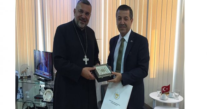 Ertuğruloğlu, Maronit Başpiskopos Ssoueif’i kabul etti
