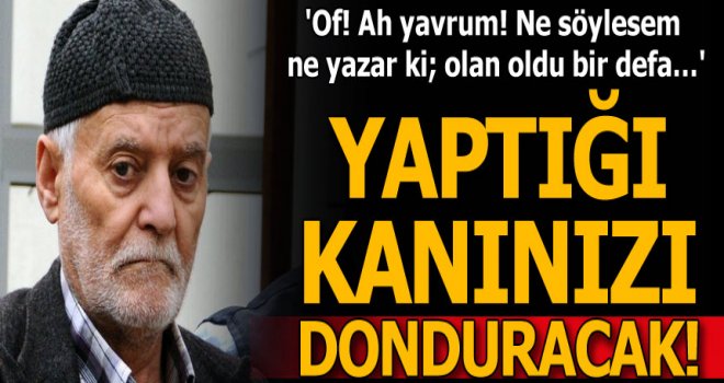 Eşini keser ve bıçakla öldüren koca "pişmanım" dedi