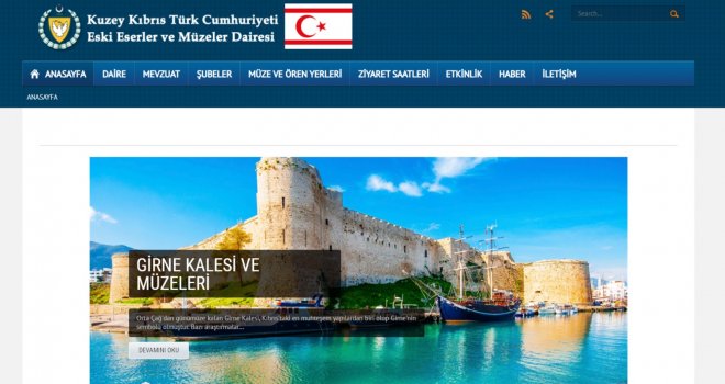 ESKİ ESERLER VE MÜZELER DAİRESİ’NİN WEB SİTESİ DEVREDE.