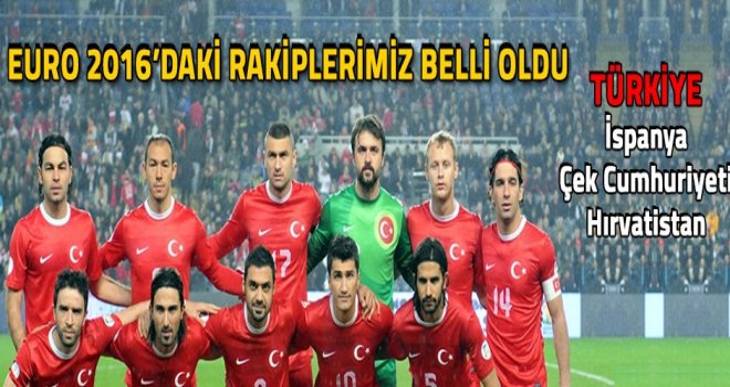 EURO 2016'da Türkiye'nin grubu belli oldu