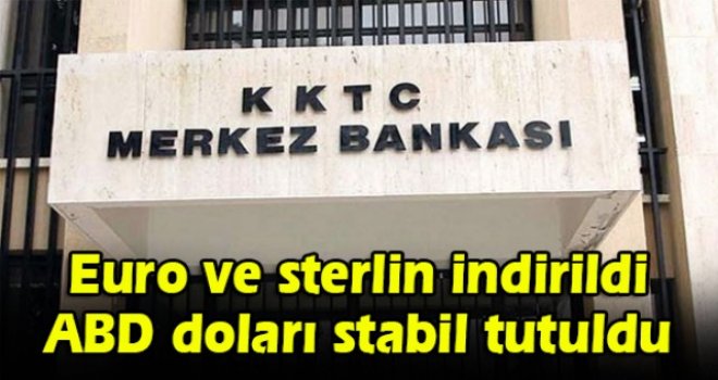 Euro ve sterlin indirildi ABD doları stabil tutuldu