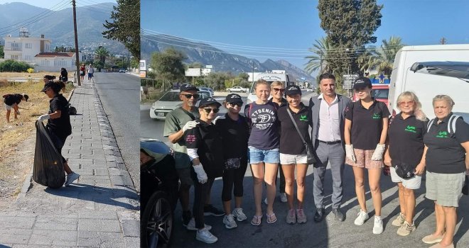 Evkaf İyilik Gönüllüleri, çevre temizliğine devam ediyor