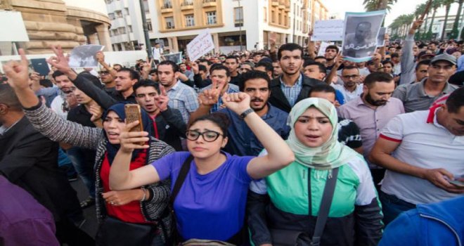 FAS'IN ÇEŞİTLİ KENTLERİNDE GÖSTERİLER