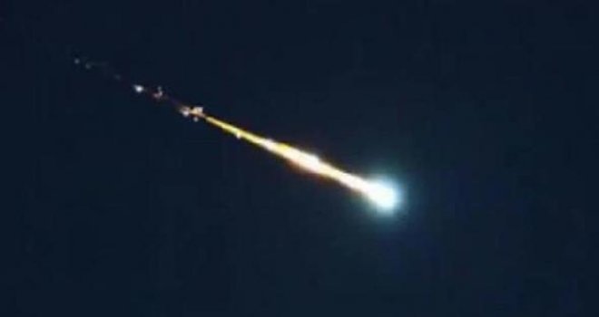 FİNLANDİYA'YA METEOR DÜŞTÜ