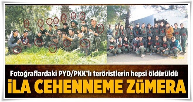 Fotoğraflardaki tüm teröristler öldürüldü..
