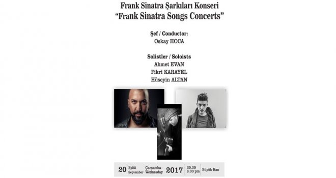 Frank Sinatra şarkıları konseri..