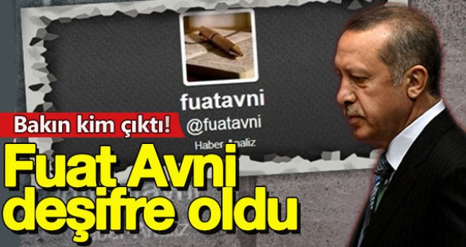 Fuat Avni'nin kim olduğu belli oldu 