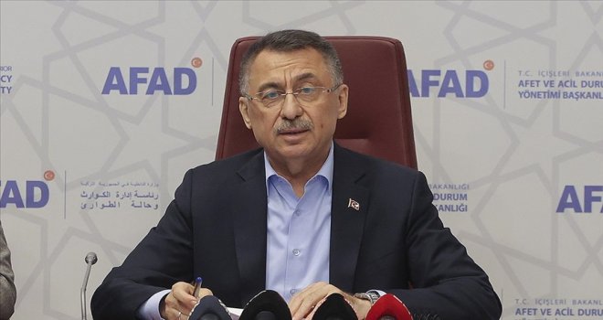 Fuat Oktay: Depremlerden etkilenen illerde arama kurtarma faaliyetleri sürüyor
