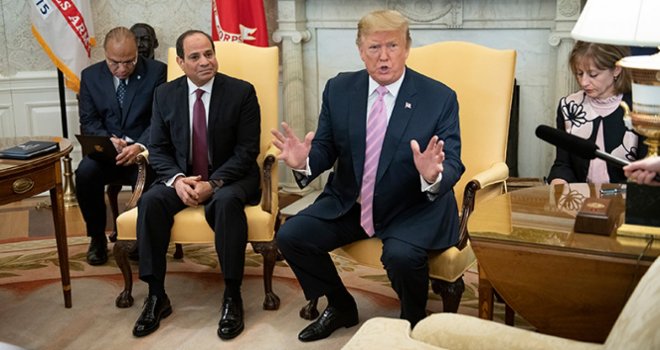 G-7 Zirvesi'nde Trump- Sisi görüşmesi!