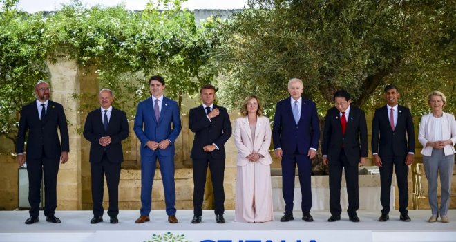 G7 Liderler Zirvesi, İtalya'da başladı